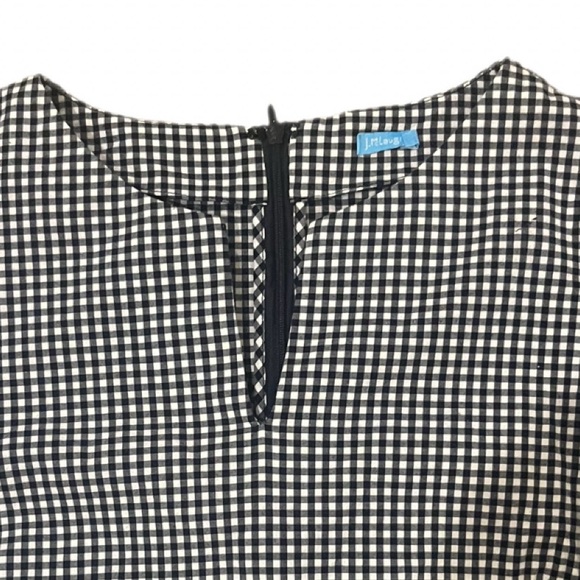 J. McLaughlin “Letty” Black and White Gingham 3/4 Sleeve Dress size M - Picture 6 of 7